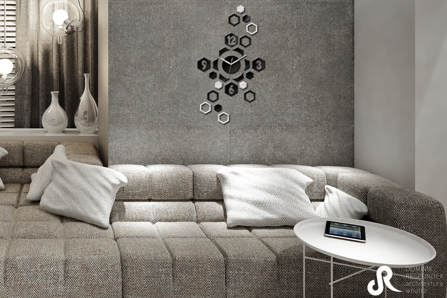 Zidni satovi HEXAGON NH018