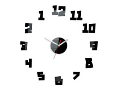 Zidni satovi CRAZY CLOCK - BACK IN TIME NH030